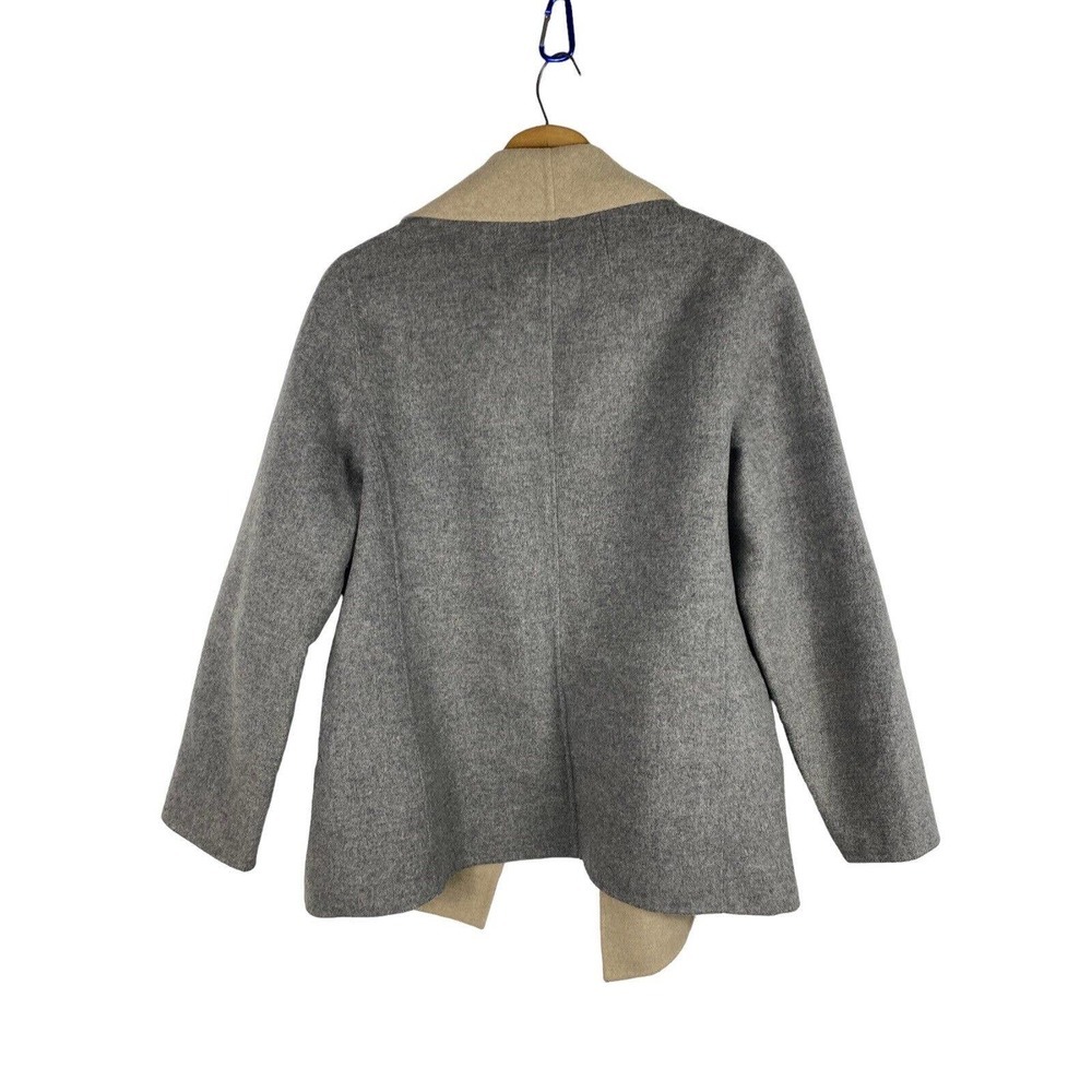 Talbots Medium Open Front Wool Jacket Coat Gray T… - image 5